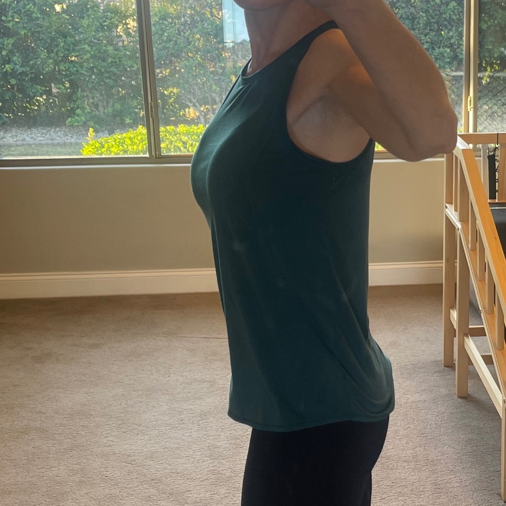 Zella Energy Tank in Forest Green